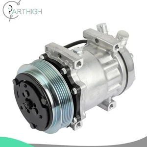 A/C Compressor And Clutch For Caterpillar Freightliner Kenworth Mack Peterbilt - Bild 1 von 9