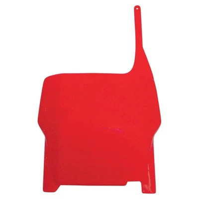 Placa de número frontal de plástico UFO - roja - HO03633-070 Foto 1 de 2