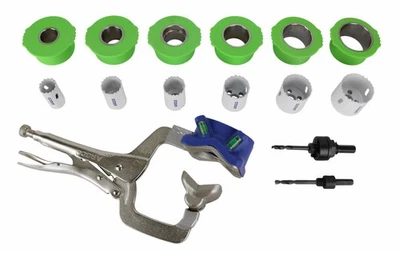 HoleMaster Pipe Hole Cutter Clamp Jig cut up to 2" Hole in 4" Pipe - Image 1 of 4