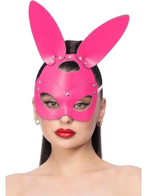 Smiffys Fever Pink Mock Leather Rabbit Mask - image 1 of 2