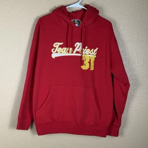 Vintage Priest Holmes Kansas City Chiefs Sweatshirt Hoodie Red Size Large - Picture 1 of 5