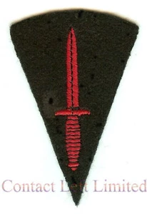 Oficial Insignia Qualification Ejército Comando Trained Campo Servicio Hook Base - Imagen 1 de 1
