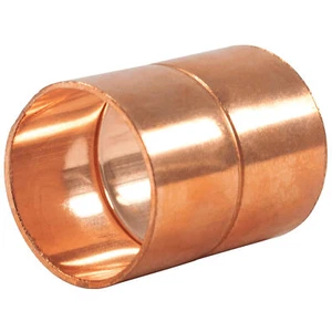 Appli Parts AP-A118 1-1/8 in Wrot Copper Coupling fitting CxC Sweat connections - Picture 1 of 6