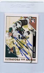 2007/08 In the Game #33 Janik Hansen Moose Signed Auto *H5630