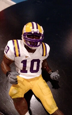 LSU TIGERS JOSEPH ADDAI #10 NCAA FOOTBALL SERIES 3 ACTION FIGURE 2011 EUC - Image 1 of 4