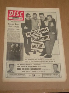 Disc - June 15 1963 Shadows cover (Johnny Cymbal/Bo Diddley/Billy Fury/Cliff) - Picture 1 of 1