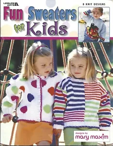 Fun Sweaterse for Kids - Knitting Instruction Booklet - Picture 1 of 2