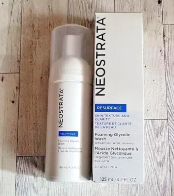 NeoStrata Resurface 发泡甘醇 AHA 洗毛孔 125 毫升 FS 全新带盒 Rtl $60 — 第 1/4 张图片