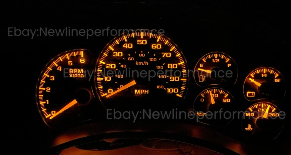 Kit de bombillas LED ámbar racimo para GMC Yukon Sierra C/K 1500 C/K 2500 C/K 3500 99-02 Foto 1 de 1