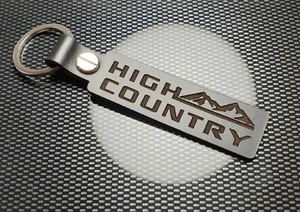 Silverado Haut Country Cuir Porte-Clés Pick Up 4x4 N Noir - Picture 1 of 2
