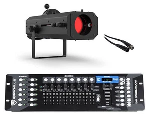 Chauvet DJ Followspot 200ST Portable LED Cool White Spot Light+DMX Controller - Picture 1 of 12