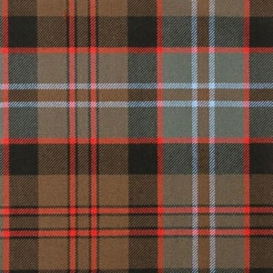 Lochaber Weathered Tartan Fabric Heavy Weight 100% Wool 4m x .7m Brown Orange - Picture 1 of 1