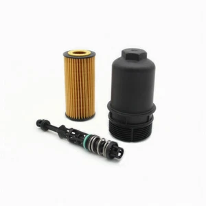 Oil Filter Housing Cap & Piece & Oil Filter Fit For VW Jetta 15-18 AUDI - Picture 1 of 11