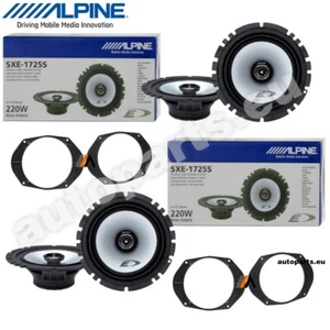 Kit 4 Casse Altoparlanti Alpine Anteriori Posteriori per Ford Focus dal 1998 - Foto 1 di 7