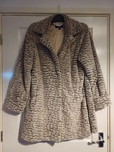 Ladies Size 16-18-20 Soft Faux Fur Designer Jacket/Coat By Dennis Basso NEW - Picture 1 of 10