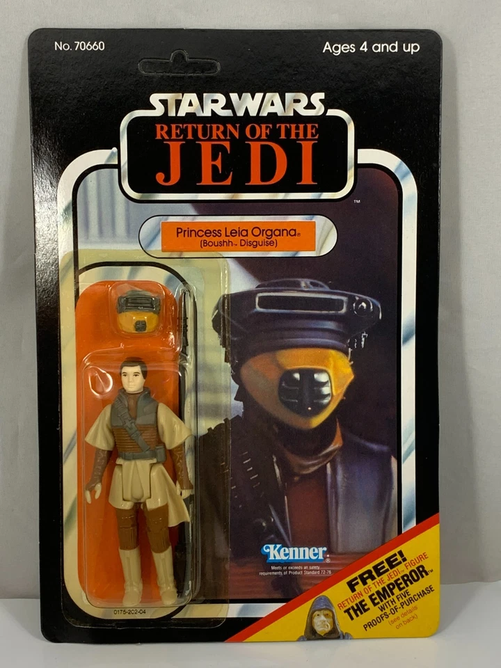 Vintage Star Wars Cardback Nikto Skiff Original Kenner 1983 ROTJ Card Back