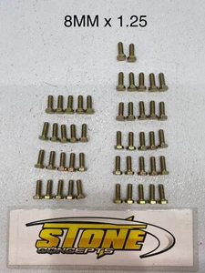 (47) 8mm x 1.25 Beadlock Bolts KMC STI Raceline System 3 WHEEL RIM - Picture 1 of 3