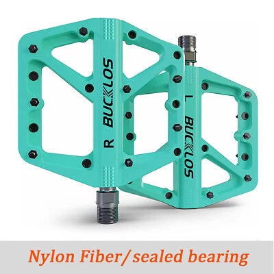 Pedales de bicicleta MTB plataforma plana pedal cojinete sellado bicicleta 9/16"" para Shimano EE. UU. Foto 1 de 4