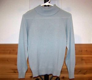 DAMEN VINTAGE (80er) GRAUER ANGEDEUTETER ROLLKRAGENPULLOVER von HUDSON'S (KLEIN) - Bild 1 von 6