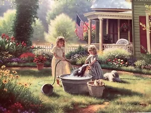 Spring Cleaning By Mark Keathley Signed/Numbered 735/750 W/ COA Unframed - Picture 1 of 4