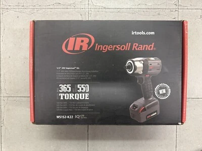 Ingersoll Rand W5152-K22 - 1/2" Dr IQV20 Kit de mini llaves de impacto inalámbricas Foto 1 de 4