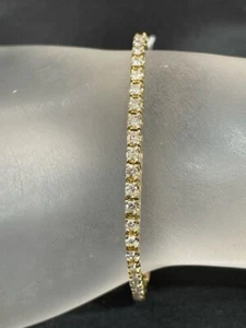 Bracciale oro-diamanti 60 diamanti 2,00 carati T.W. Oro giallo 14 carati 11 (AD2003571) - Foto 1 di 4
