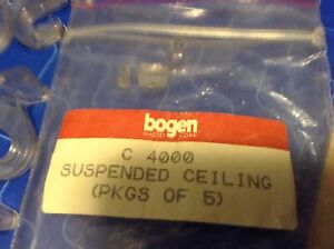 Bogen Suspended Ceiling Hook cat#c-4000 from closed shop  Qty. 5 per package