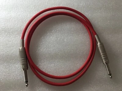 Cable de guitarra/instrumento Canare GS-6 bajo ruido OFC, ROJO 4 PIES (1,2 M) Foto 1 de 4