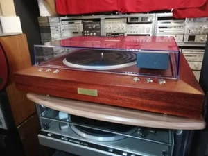 Audiófilo Revox B795 Direct Drive tocadiscos mesa giratoria única Etimoe Wood - Imagen 1 de 17
