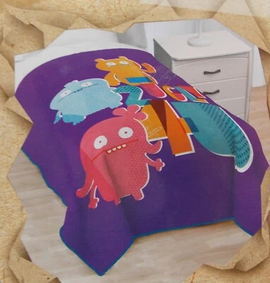 Ugly Dolls Plush Blanket ~ NEW 62 x 90 - Image 1 of 2