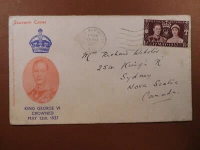 GB STAMPS King GeorgeVI 1st Day Cover Crowned May12th 1937 - Image 1 of 4