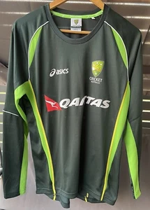 Official Cricket Australia Long Sleeve Shirt Mens Size Small - Picture 1 of 10