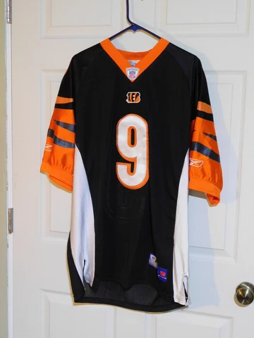 Reebok NFL Equipment Cincinnati Bengals #9 Carson Palmer Jersey. Size 52 (XL) Cover