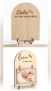 47x targhette nome bambino lavagna legno mercatino delle pulci lavagna nascita rimanenze articoli speciali - Foto 1 di 6