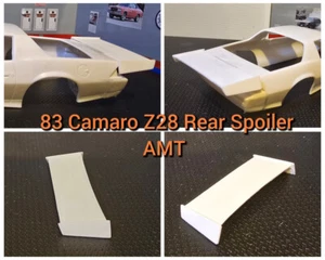 Spoiler posteriore in resina, ala per Camaro AMT '83, 1/25. CALDO! - Foto 1 di 10