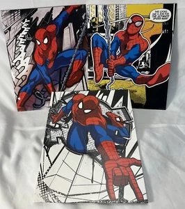 Marvel Ultimate Spider Man School 2 Pocket Binder File Folder Lot of 3 Spiderman - Picture 1 of 1