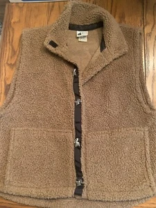 CHILD'S WOLF WEAR FUZZY BROWN VEST..SO CUTE!! - Picture 1 of 4