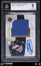 POP 1 Evander Kane BGS 9 w 9 AU: 2009-10 Ultimate Collection Debut RPA Gisto /50