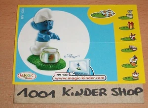KINDER NV 133 NV133 SCHLÜMPF SCHTROUMPF SMURF BPZ EUR/GRECE - Photo 1/2