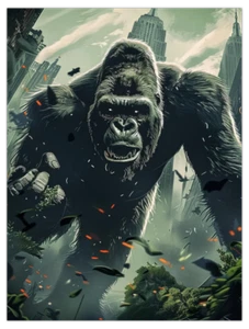 King Kong Pop Art Alternative Movie Poster - 2 Größen - Bild 1 von 1