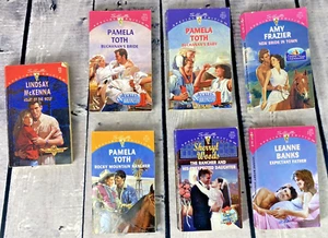 Silhouette Romance Novels Books Lot of 7 Special Edition 90s Vintage (bbb) - Foto 1 di 16