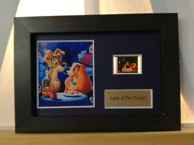 EVERYBODY WANTS 1 Lady & The Tramp 6" x 4" Genuine 35mm Film Cell Display Framed or Unframed