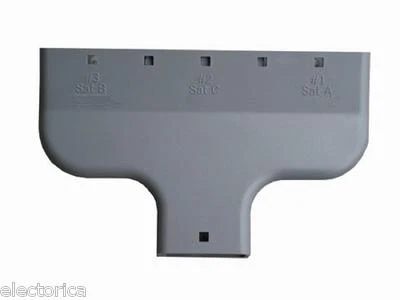 TRIPLE 3 LNB HOLDER BRACKET DISH NETWORK 119/110/82/91 YOKE ADAPTER SATELLITE HD - Image 1 of 2