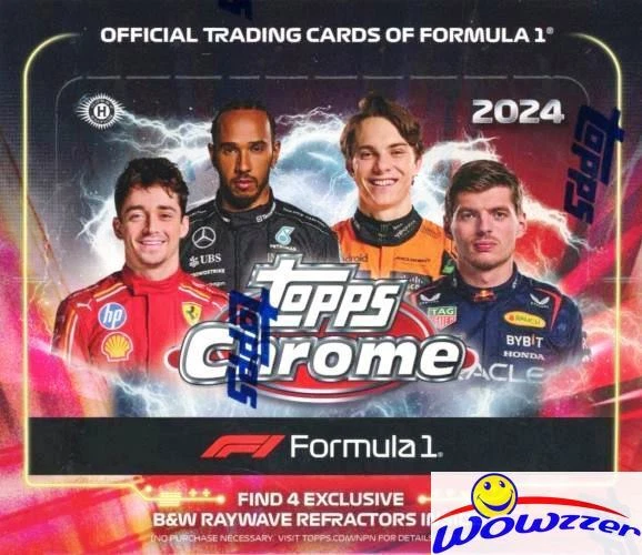 2024 Topps Chrome F1 Formula 1 Qualifying Lap Hobby EXCLUSIVE Factory Sealed Box
