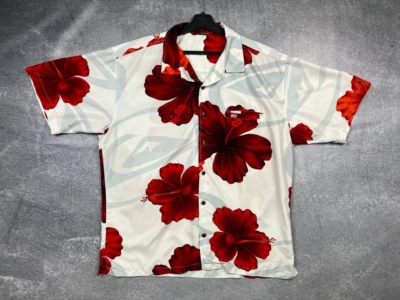 quiksilver hawaiian floral shirt large - Image 1 of 4