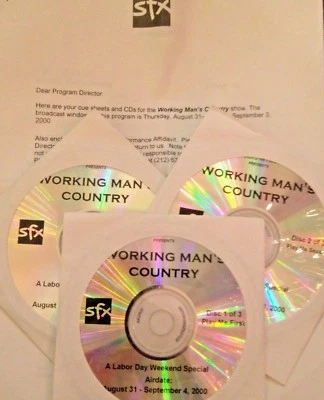 RADIO SHOW: WORKING MAN'S COUNTRY LABOR DAY SPECIAL 8/31/00 3 HRS; DEANA CARTER - Image 1 of 4