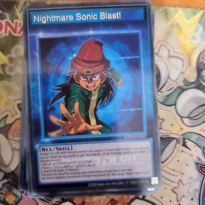 YuGiOh! Nightmare Sonic Blast! / Rex Skill STP4-ENS02 English Near Mint - Picture 1 of 1
