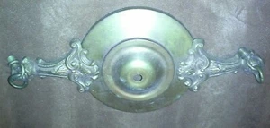 Vintage Wall Sconce or Ceiling Light Fixture brass #8 no bells or sockets - Picture 1 of 6