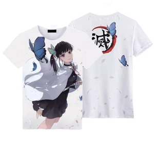 Camiseta Cazador de Demonios Tsuyuri Kanao Harajuku Moda Mangas Cortas Cosplay Otaku - Imagen 1 de 3