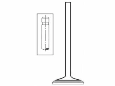 Válvula de admisión Pontiac Vibe 2003-2006 75733VN 2004 2005 1,8 L 4 cilindros Foto 1 de 2